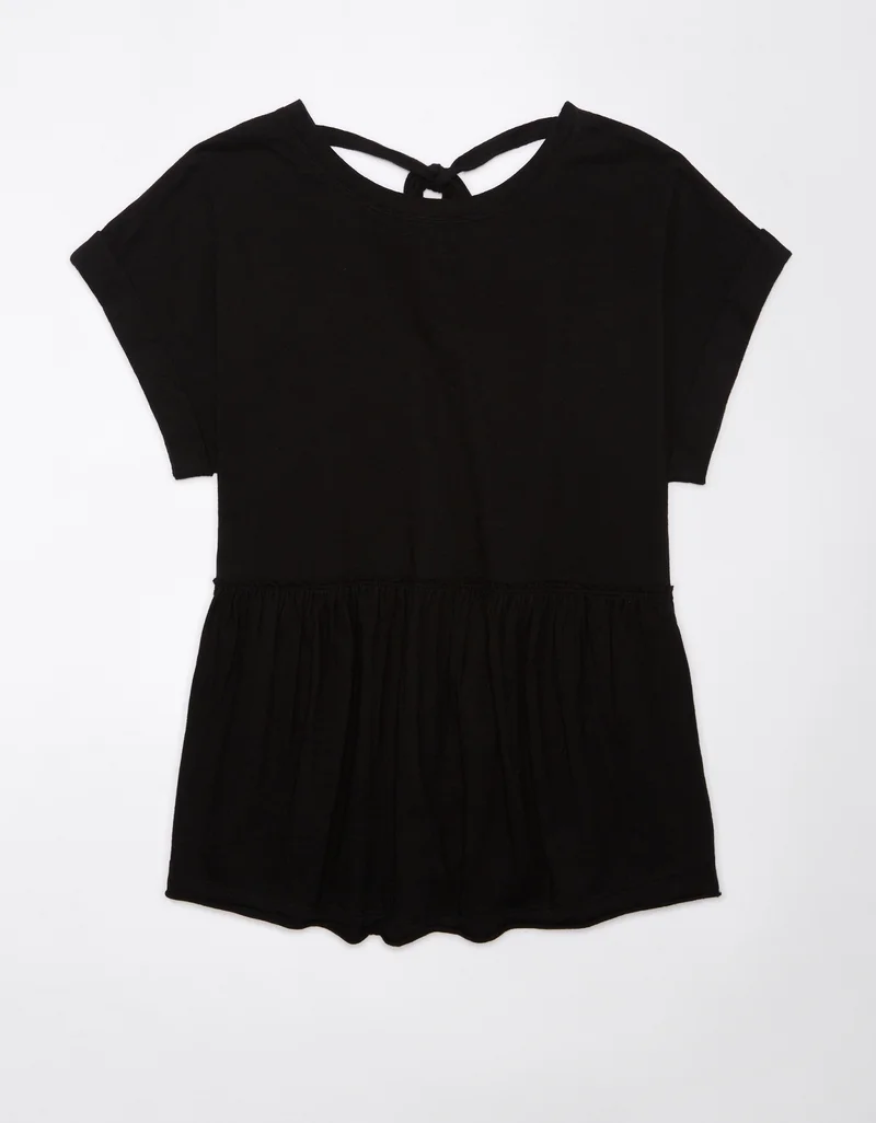 امريكان ايجل Casual Oversized Tie T-Shirt
