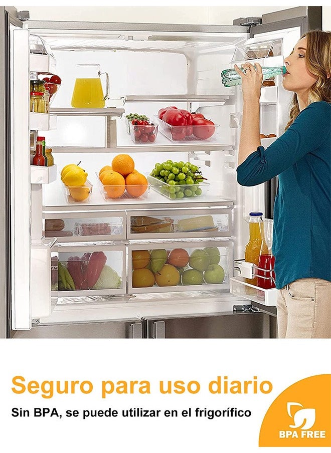 Occuwzz - 25PCS Drawer Organizer Space Saving Transparent Plastic Storage Box Suitable for Desk Tool Box Dresser - Image 1