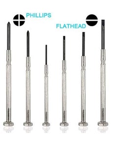Y&D Screwdriver Set Precision Magnetic DIY Sets Mini Ideal for Eyeglass Watch Electronic Devices Game Controllers(6 PCS)  - Image 2
