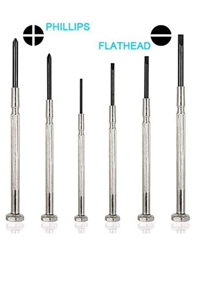 Y&D - Screwdriver Set Precision Magnetic DIY Sets Mini Ideal for Eyeglass Watch Electronic Devices Game Controllers(6 PCS) - Image 1