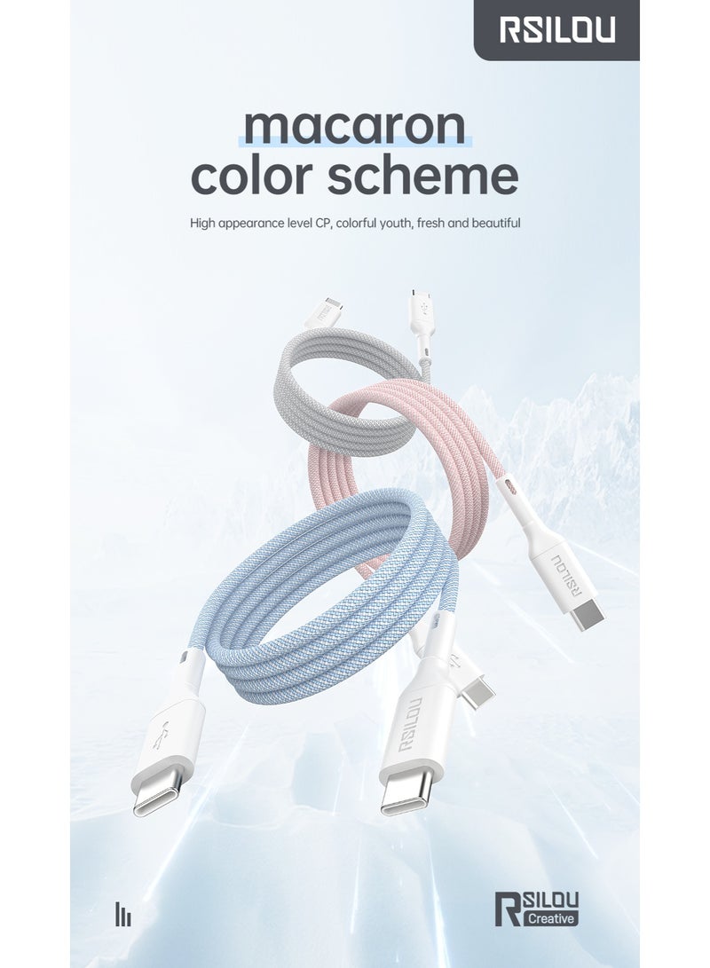 rsilou Type-C to Type-C Fast Charging Data Cable (100cm) - Image 5