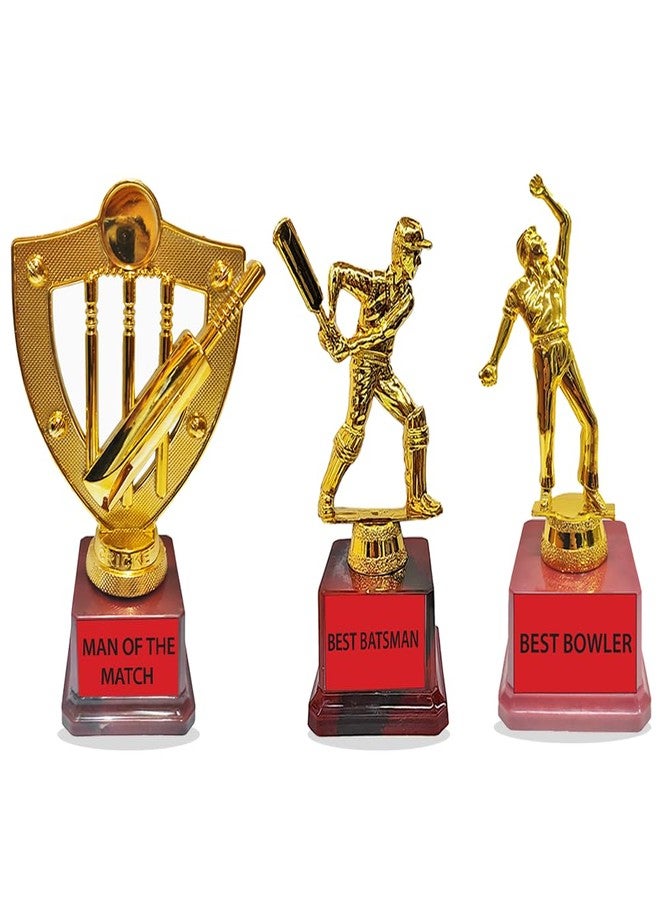 Bareeze Pure 7inch (Cricket Man of The Match Trophy)(Cricket Best Batsman Trophy)(Cricket Best Bowler Trophy)(Cricket Tournament Trophy)(Batsman Trophy)(Bowler Trophy)(Man of The Match Trophy) - Image 1