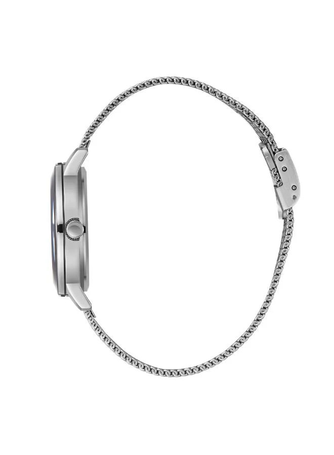 بيفرلي هيلز بولو كلوب BEVERLY HILLS POLO CLUB BP3734C.320 Women's Analog Display Watch & Mesh Strap Silver