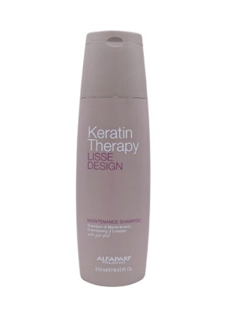 Keratin Therapy Lisse Design Maintenance Shampoo 250ml | Sulfate-Free Shampoo for Keratin-Treated Hair, Gentle Cleansing, Frizz Control, Smoothness And Long-Lasting Shine
