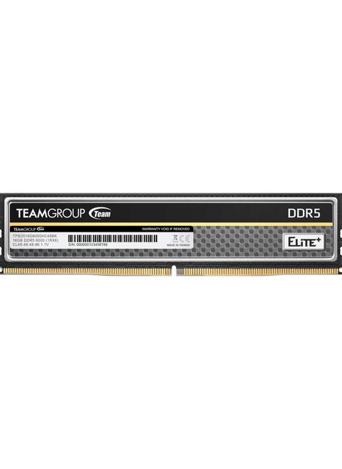 ذاكرة رام DDR5 ايليت بلس من تيم جروب، 16 جيجابايت، 6000 ميجاهرتز