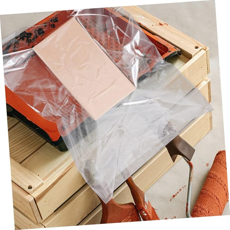 Clear PVC Heat Shrink Wrap Bags 200Pcs for DIY Crafts Packaging Bottles Shoes Ornaments - Image 5