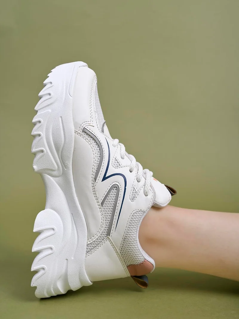 شوتوبيا Shoetopia Women  Low-Top Sneakers – Graphic Print Casual Shoes for Girls & Women, Lace-Up Streetwear Trainers Gym Shoe
