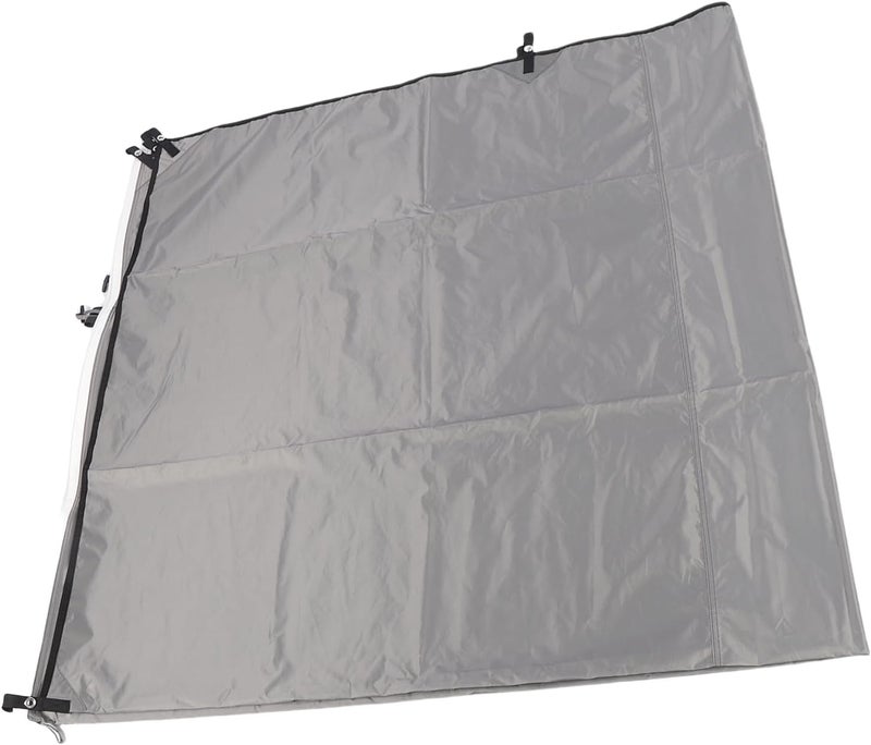 banapoy Car Awning, Multipurpose Outdoor Truck Side Tailgate Awning Tent Shade, Portable Tarp Canopy Tent for Vehicles SUV RV Overland Camping (Grey) - Image 4