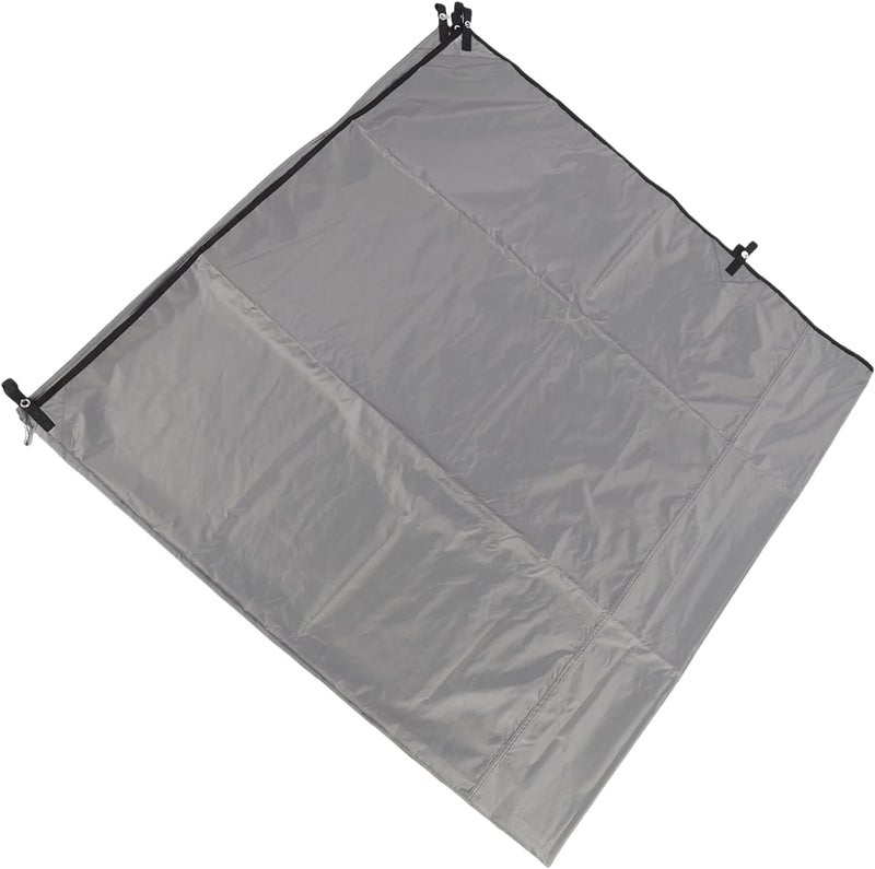 banapoy Car Awning, Multipurpose Outdoor Truck Side Tailgate Awning Tent Shade, Portable Tarp Canopy Tent for Vehicles SUV RV Overland Camping (Grey) - Image 3
