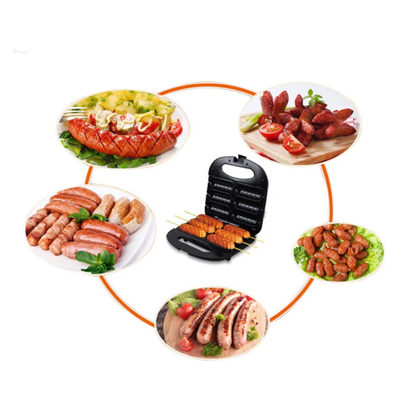 Corn Dog Sausage Machine Double Sided Heating 750W Dog Machine Mini Waffle Machine Breakfast Machine - Image 4
