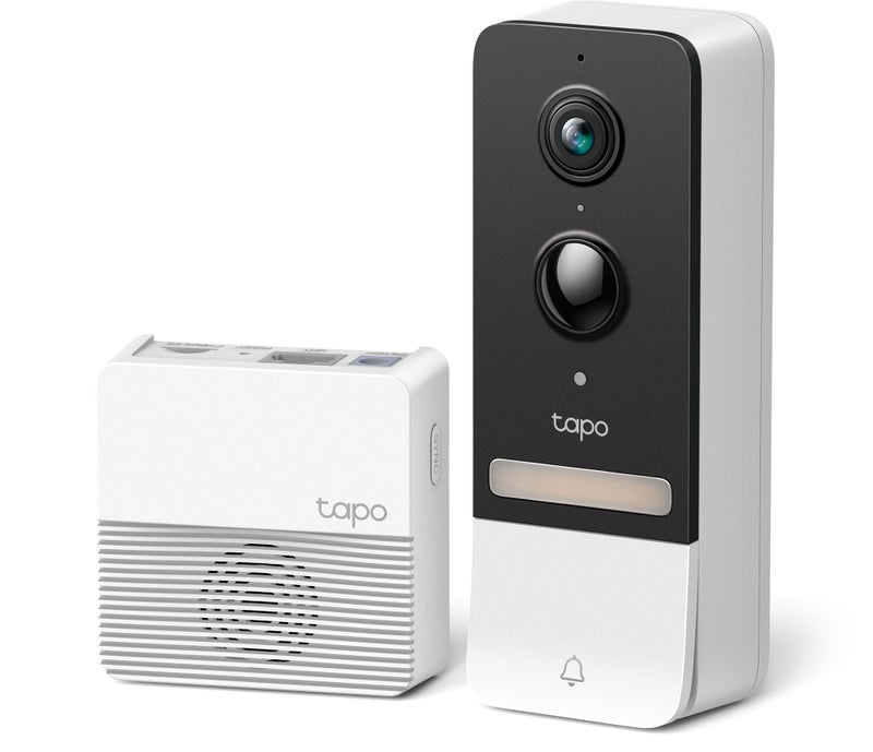 Tapo TP-Link Smart Video Doorbell Camera, Chime Included, 2K 5MP, Color Night Vision, 2-Way Audio, Free AI Detection, Cloud/SD Card Storage, Works w/Alexa & Google Home, D230S1 - Image 1
