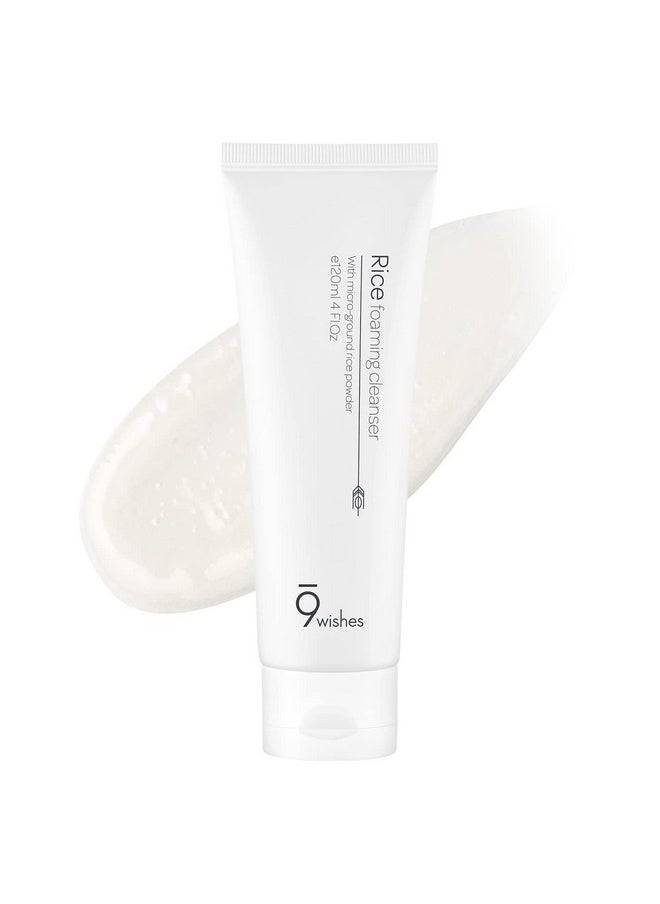 9 wishes 9Wishes Rice Foaming Cleanser, 4 fl oz (120 ml)  - Image 1