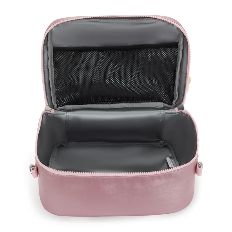 Kipling  Kipling  Miyo Bronze Pink Met Large LunchBag with Trolley Sleeve I7363-3MD  | Best Price UAE