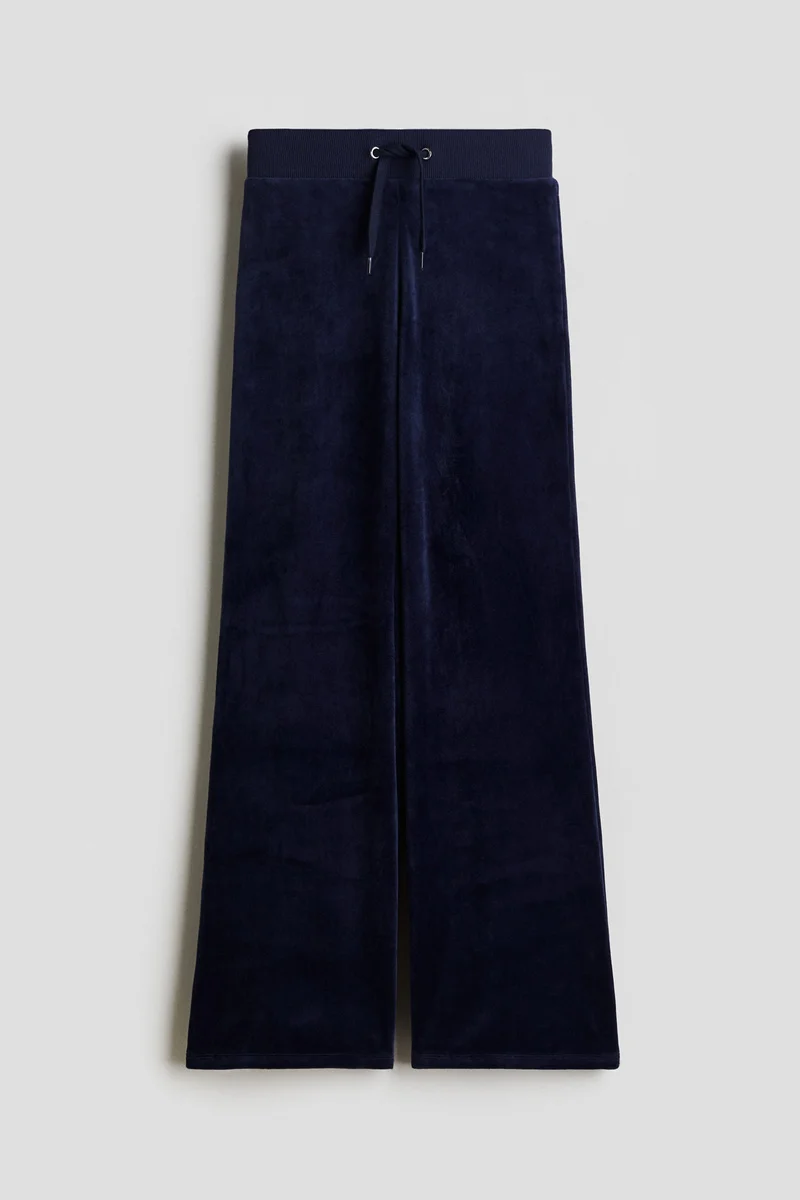 H&M Flared velour joggers