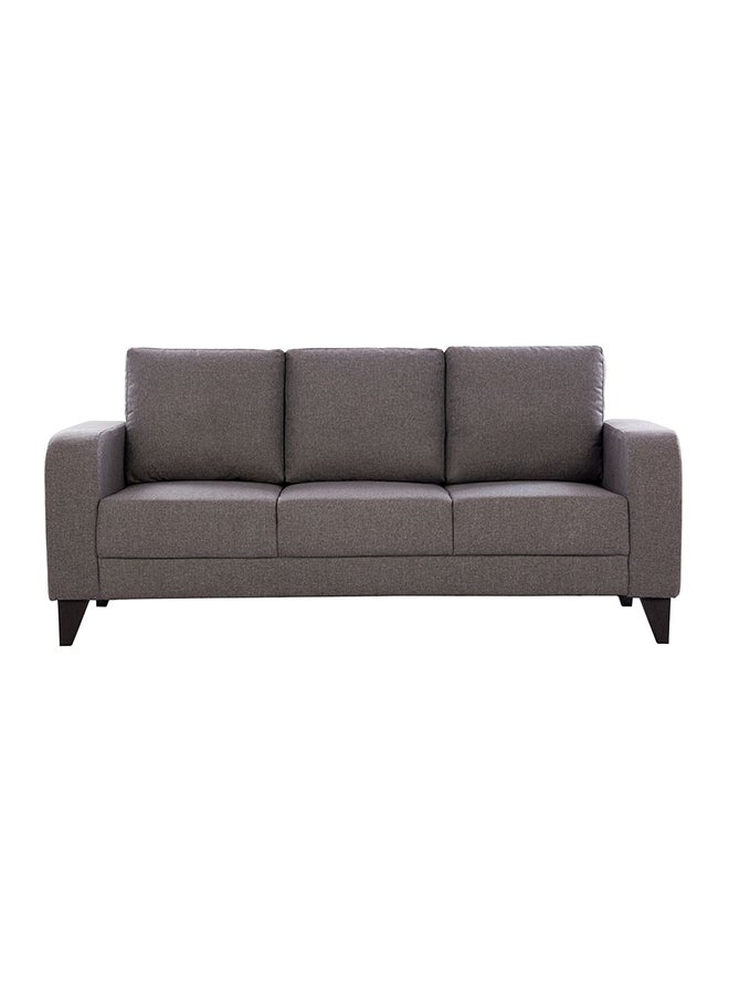 DANUBE HOME London 3 Seater Fabric Sofa | Modern Design Three Seat Sofas | Comfortable Living Room Furniture L193.5xW93.5xH95cm - Ash Grey - Image 2