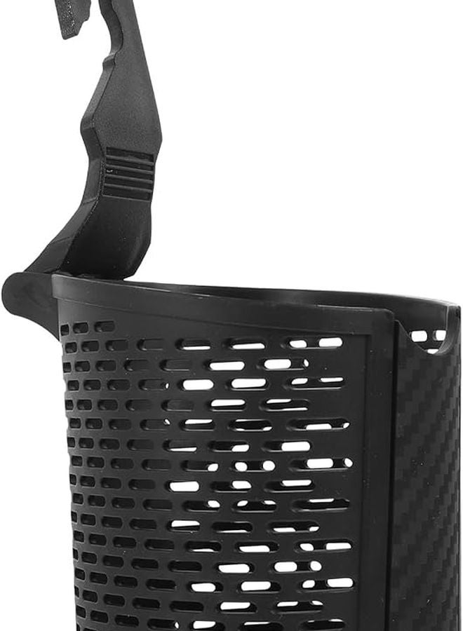 Multifunctional Black Car Headrest Cup Holder Water Bottle Organizer for Travel - Image 1