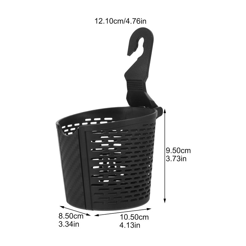 Multifunctional Black Car Headrest Cup Holder Water Bottle Organizer for Travel - Image 3