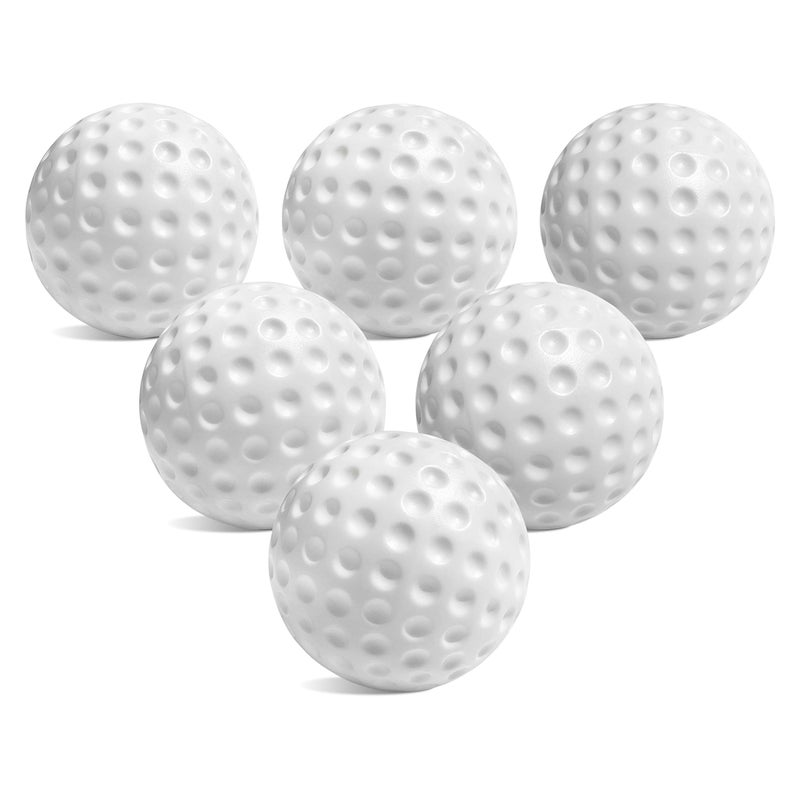 Botabee Kids Golf Set Toy Toddler Little Kids Replacement Golf Ball 2 for Little Tikes Baby Golf Clubs Pack of 6 Oversized Ball Toy Plastic Golf Balls for Beginners or Kids 3 Years