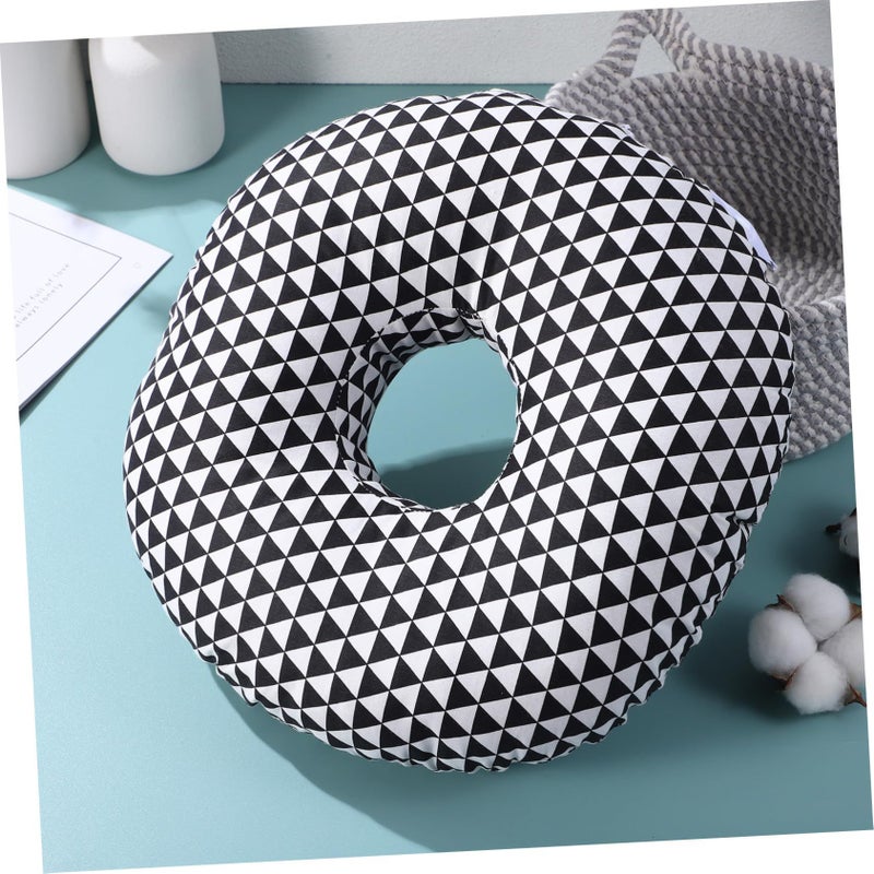 Memory Foam Donut Pillow for Ear Comfort with Hole Support for Sleeping 4 Inch - Image 4