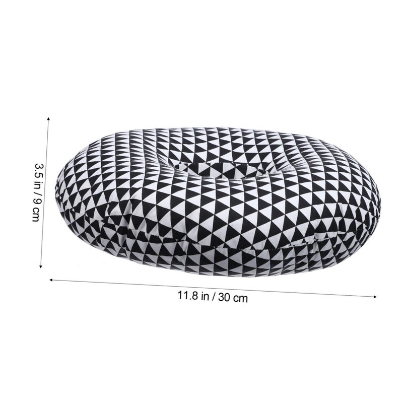 Memory Foam Donut Pillow for Ear Comfort with Hole Support for Sleeping 4 Inch - Image 3