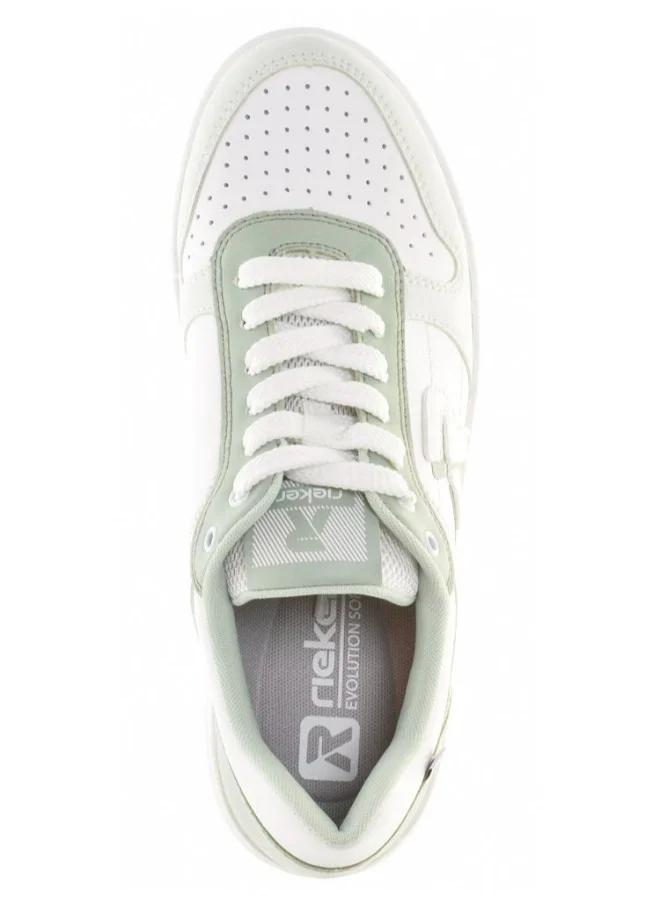 rieker 116-1178 Rieker Ladies Casual Shoes Evolution905-52 White / Mint
