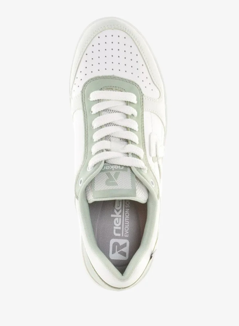 Rieker  116-1178 Rieker Ladies Casual Shoes Evolution905-52 White / Mint for Women | Best Price UAE