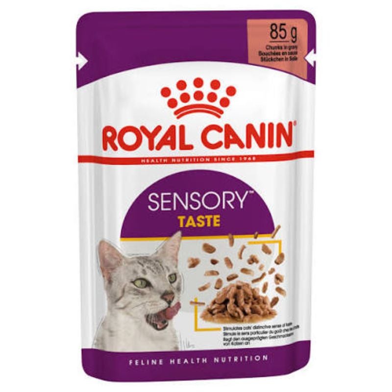 Royal Canin Sensory Taste Wet Food Chunks in Gravy for Adult Cats , 85 gr