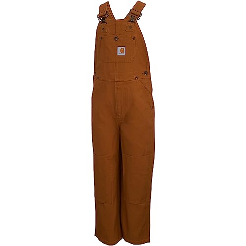 carhartt كارهارت بي boys بيب أوفرولز (مبطنة وغير مبطنة)، كارهارت براون كانفاس، 5 - Image 1