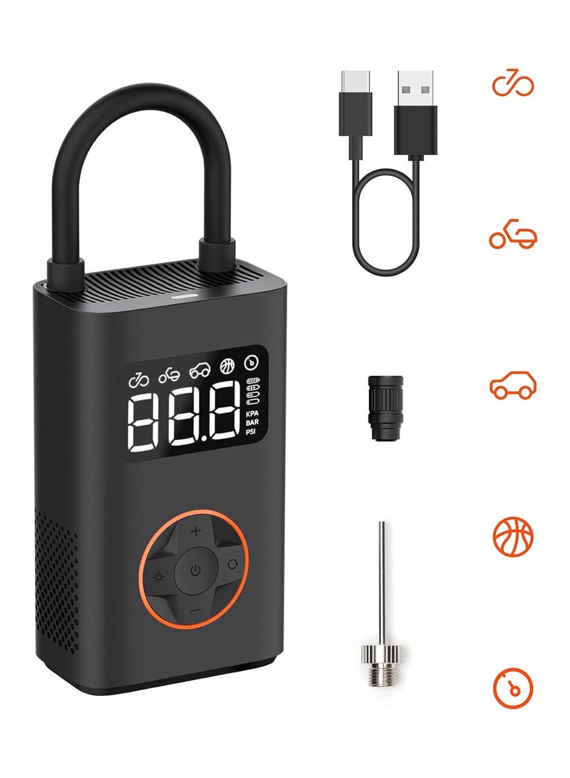 QiCYCLE QiCYCLE N3 Portable Air Compressor Electric Bicycle Pump, Mini Air Compressor Easy Pump  - Image 1