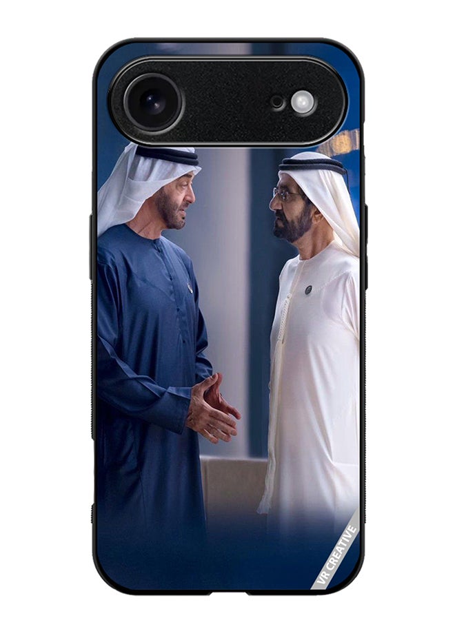 VR CREATIVE Protective Case Cover For Apple iPhone 17 Air Sheikh Mohamed Bin Zayed Al Nahyan And Sheikh Mohammed Bin Rashid Al Maktoum Design Multicolour