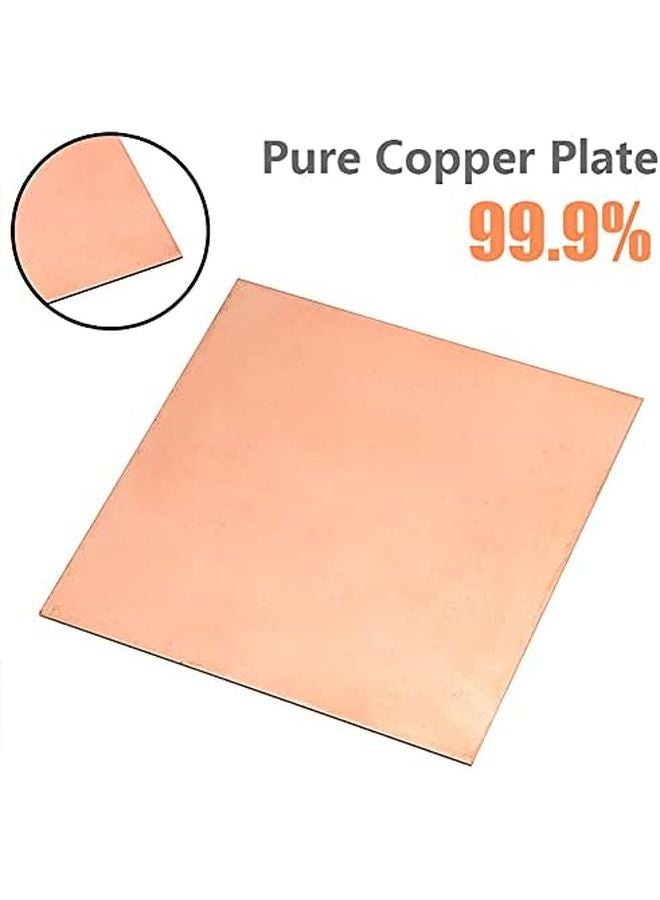Pure Copper Sheet Metal Plate 2 5mmx100mmx150mm DIY Industrial Mould Art Craft Material - Image 5