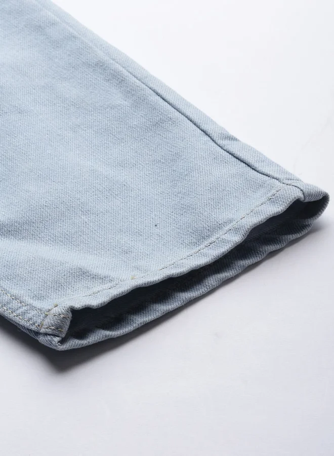 The Indian Garage Co  Men Dad Fit Distressed Jeans for Men | Best Price UAE