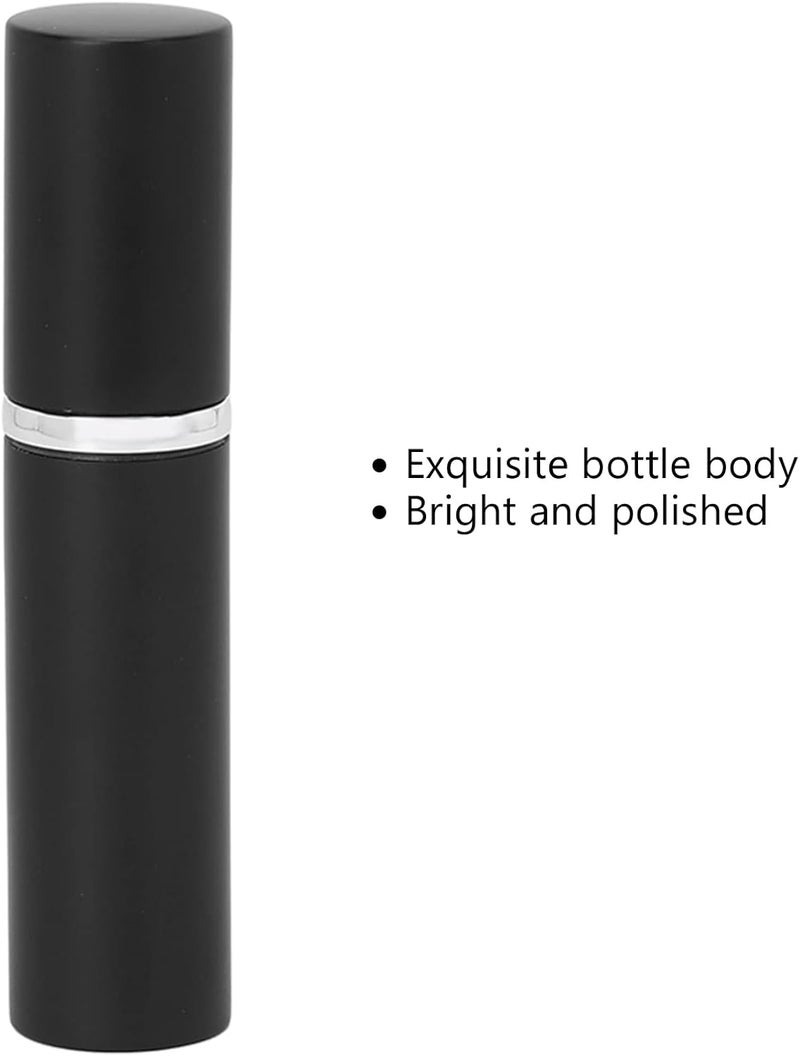 klarako Water Spray Bottle, Multifunctional Ultra Fine Mist Spray Bottle, Glass Empty Refillable Atomizer Bottle, Portable Mist Spray Bottle for Traveling and Outgoing(Black) - Image 3
