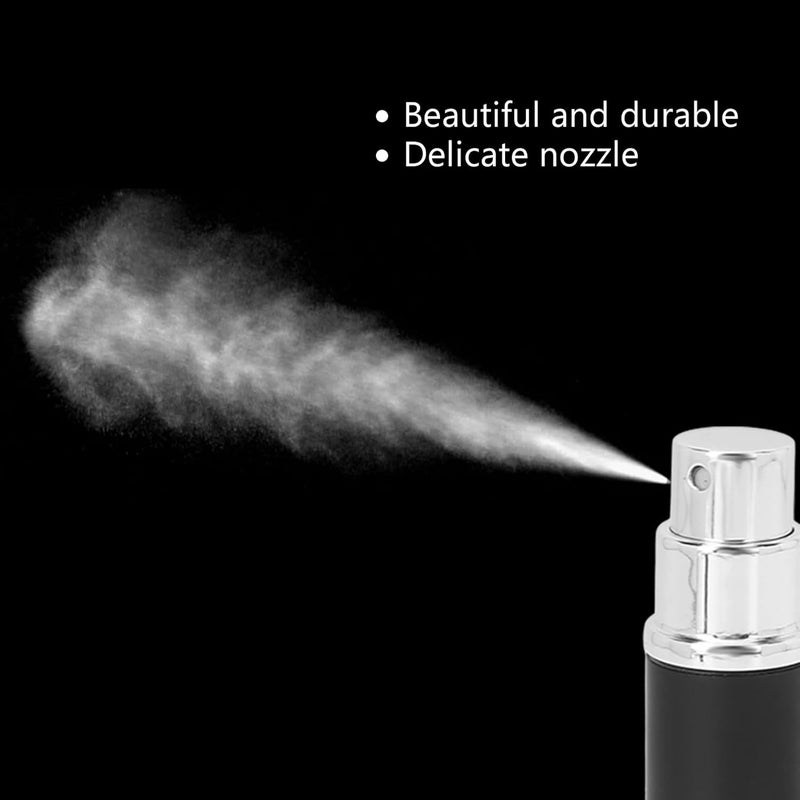 klarako Water Spray Bottle, Multifunctional Ultra Fine Mist Spray Bottle, Glass Empty Refillable Atomizer Bottle, Portable Mist Spray Bottle for Traveling and Outgoing(Black) - Image 1