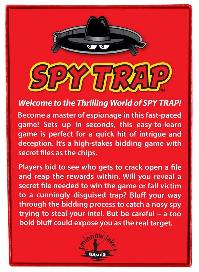 Spy Alley SPY Trap: Welcome to The Thrilling World of Espionage! Bluff Your Way Through a high Stakes Bidding Game. Crack Open a File to Reap The Rewards but Beware of The Hidden Traps.  - Image 2