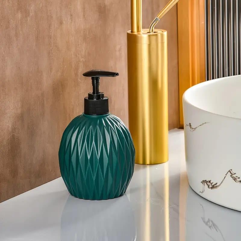 Puno Liquid Soap Dispenser Bottle for Bathroom & Kitchen (Pack of 2) | Refillable Hand Wash Dispenser with Pump | Stylish Matte Finish Lotion Bottle for Countertops (Multiple Colors) - Image 2