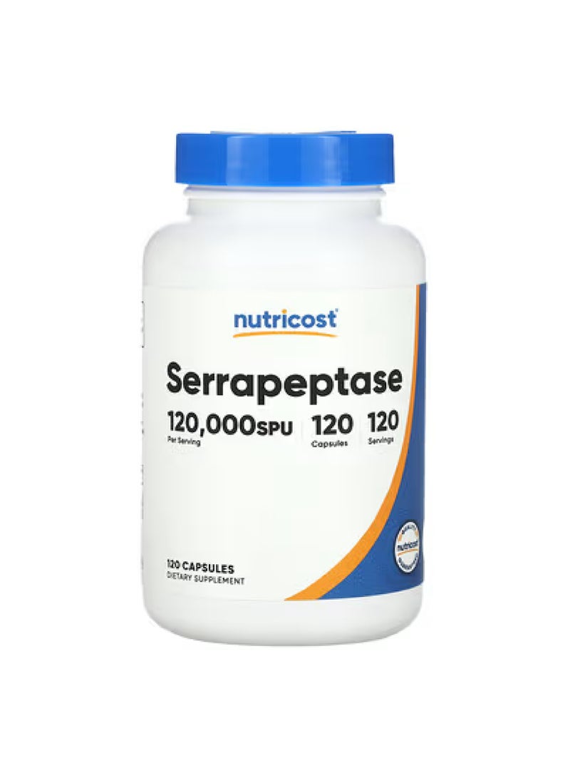 سيرابيتايز، 60 ملغ (120,000 وحدة SPU)، 120 كبسولة