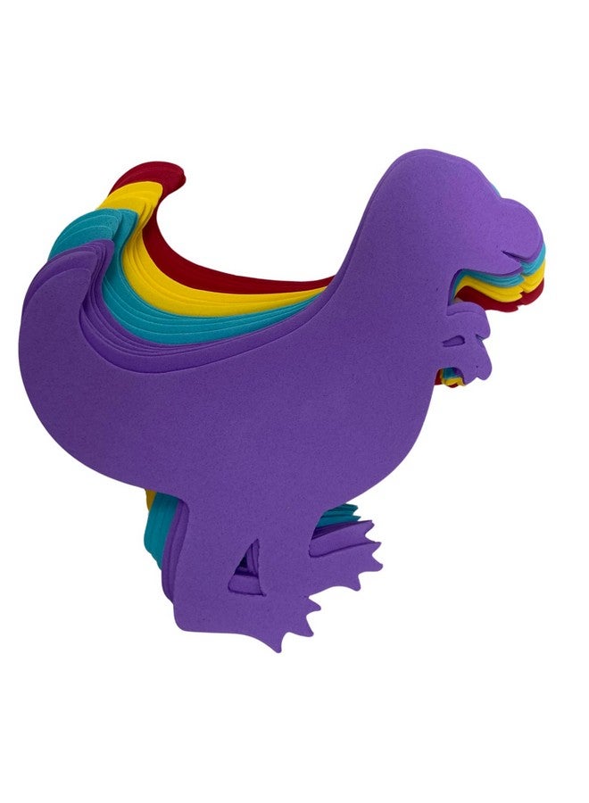 AoneFun Dinosaur Cutouts Large - Dino Craft 24 Dinosaur Crafts for Kids Ages 4-8 Dinosaur Crafts for Kids 3-5 Kids Birthday Party Activities Dinosaur Arts and Crafts for Kids Dinosaur Craft Approx 6" - Image 1