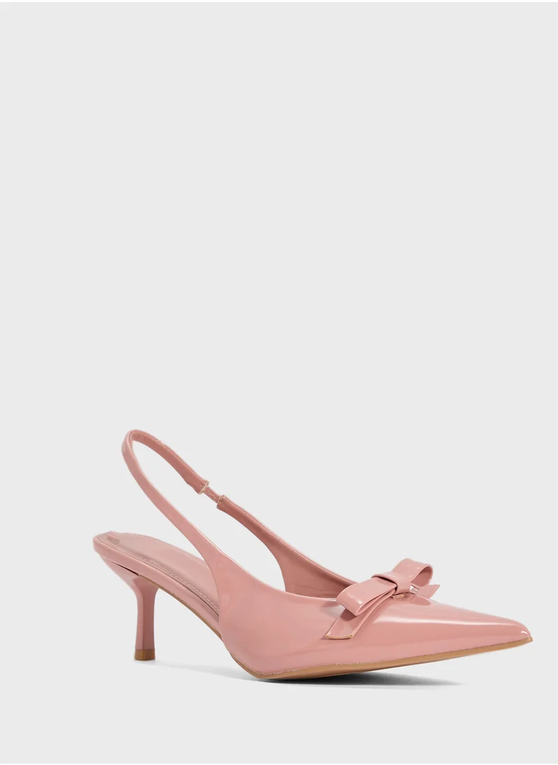 ايلا Pumps With Bow