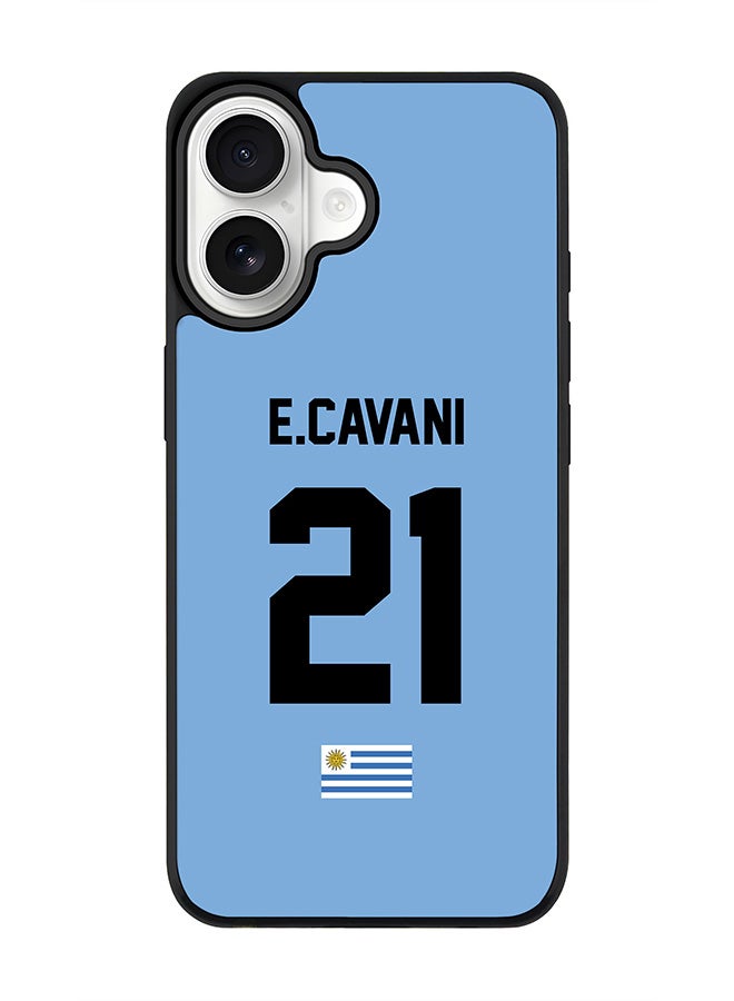 Stylizedd iPhone 17 Case, [Compatible with MagSafe] Slim Magnetic cover Phone Case iPhone 17 -Football - Uruguay ,  E.Cavani - Image 1