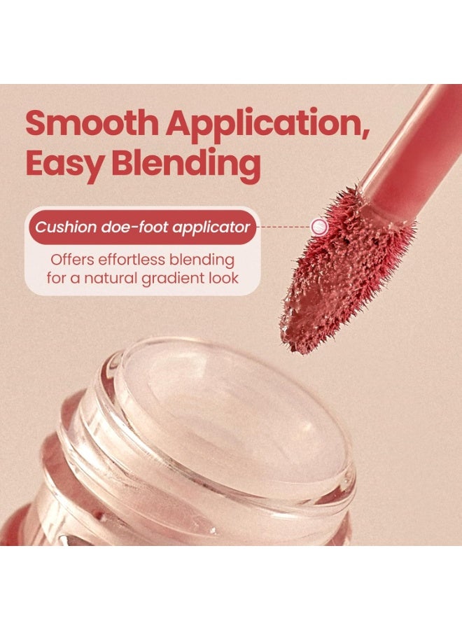 Peripera Ink The Velvet Lip Tint | Highly Pigmented, Longwear & Weightless Lip Tint | Smudge-Proof, Buildable Color for Lips & Cheeks |22 BOUQUET NUDE - Image 2