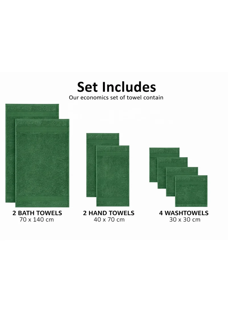 Bliss Casa Bliss Casa - 8 Pieces Towel Set - 2 Bath Towels, 2 Hand Towels, and 4 Washcloths, 600 GSM Ring Spun Cotton Highly Absorbent Towels for Bathroom, Shower Towel