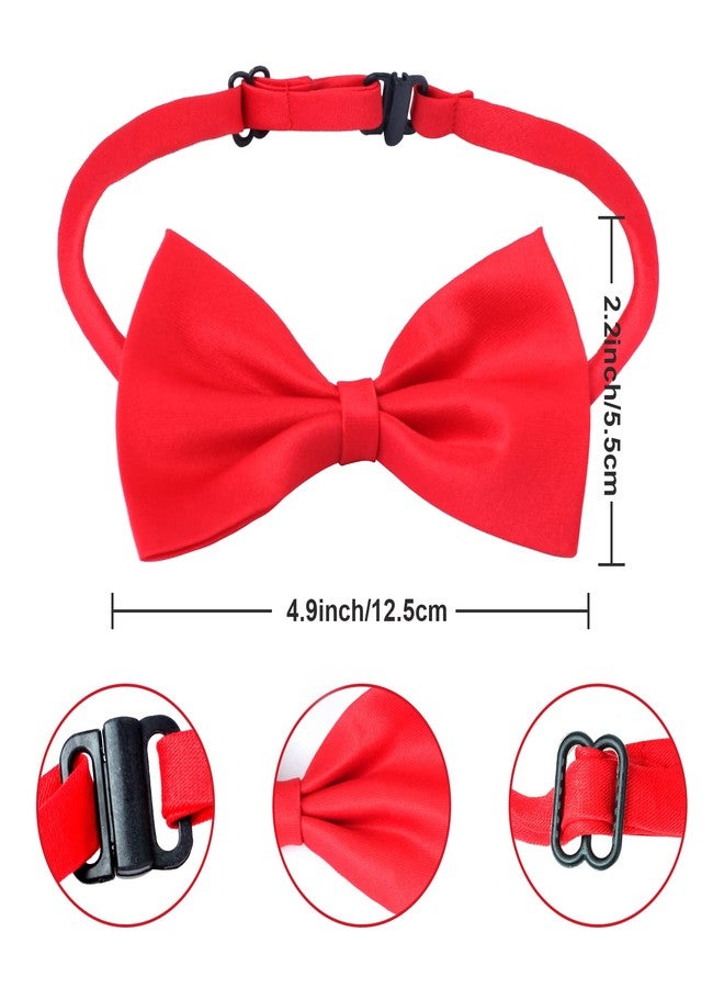 Keymall Kids Easter White Rabbit Costume Accessory Kit 4 Pcs Bunny Ear Headband Vest Bowtie Clock Props For Easter Halloween (Set A) - Image 4