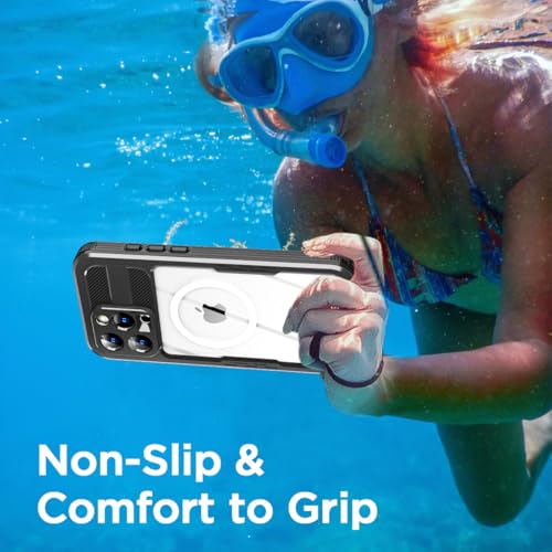 AICase Waterproof Case for iPhone 16 Pro(6.3") with MagSafe Support Snowproof,Dustproof/Shockproof,IP68 Certified 360 Full Body Protection Fully Sealed Underwater Cover for iPhone 16 Pro_1 - Image 3