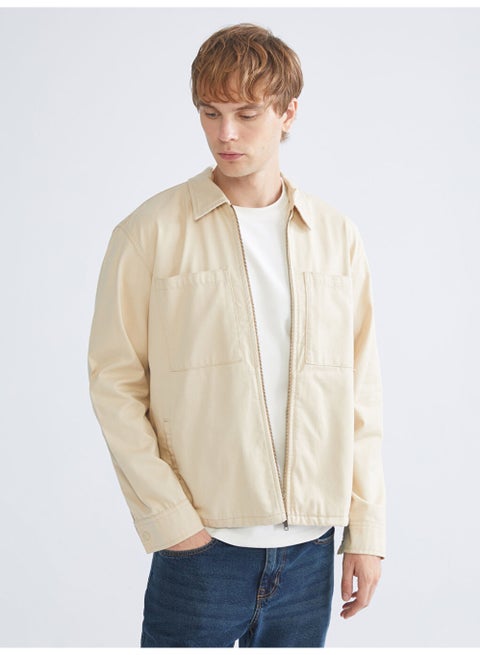 Casual Fit Men's Shirt Jacket