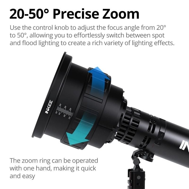 Inkee Gc-l13 Fresnel Lens 2nd Generation Light Focusing Lens for Inkee Gc60 Gc30 Gc150 Photography Light Accessory - Image 5