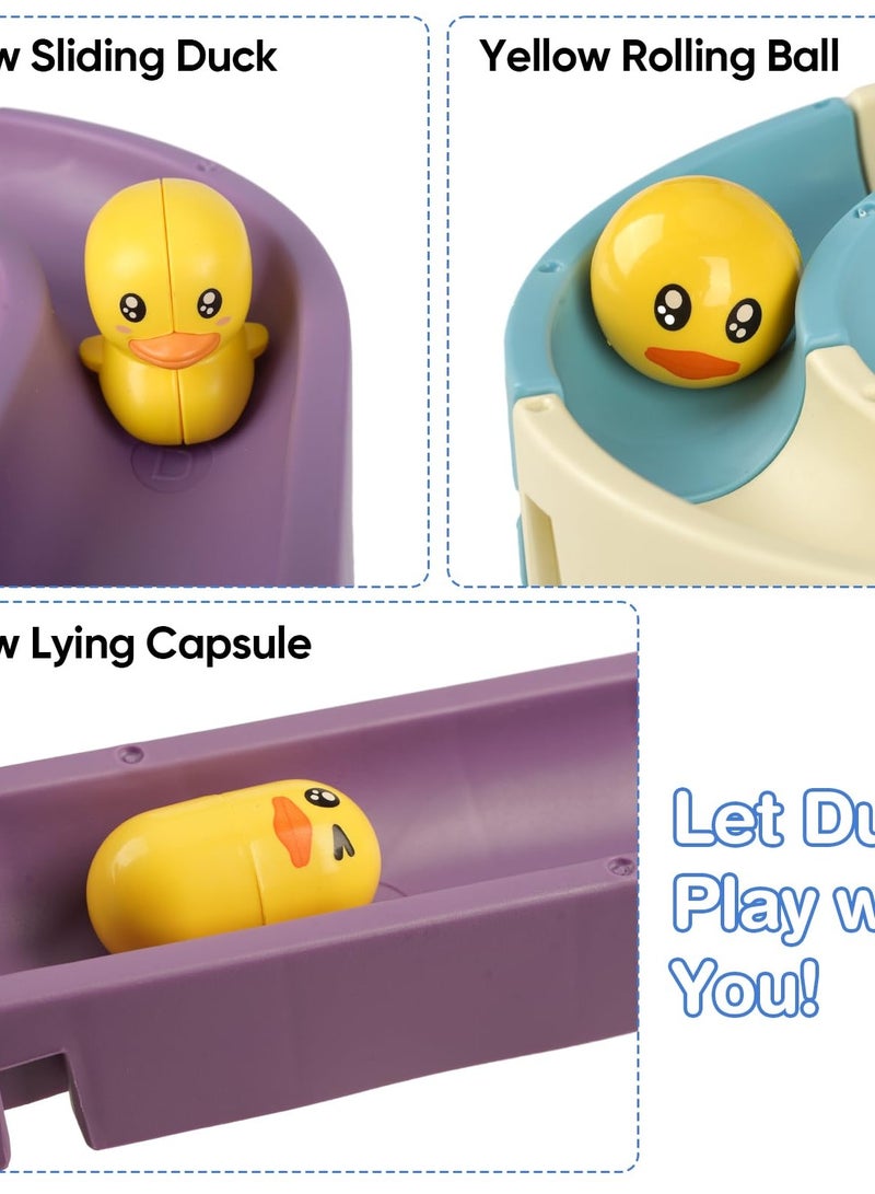 Zikra Bathtub Toys, Wall Track Building Set for Kids Ages 4-8, Engaging Baby Bathtub Toy Set for Kids 3+, Exciting DIY Kit for Toddler Boys & Girls (48 Pcs) - Image 4