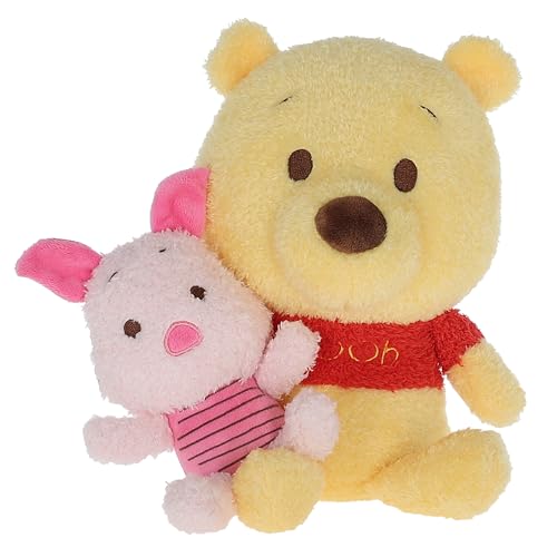 Kids Preferred Disney Baby Winnie the Pooh Plush with Little Piglet CUTEEZE Collectible Plush Stuffed Animal - Image 1