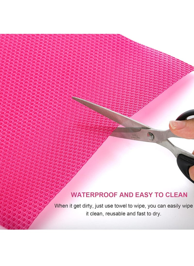 MODERN HOME - 6 Pieces Refrigerator Liners for Shelves, Washable Refrigerator Mats, Kitchen Cover Pads for Shelves, Cupboard, Freezer, Table Mat And Cabinet - Image 1