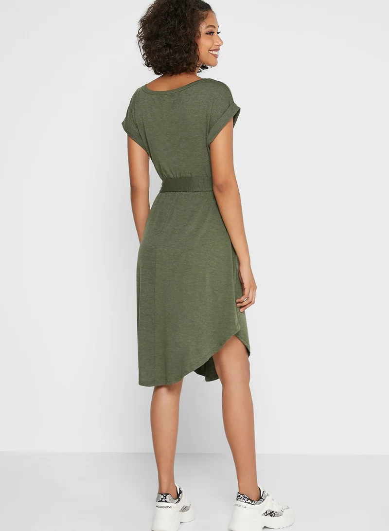 Ginger Tie Front Dress